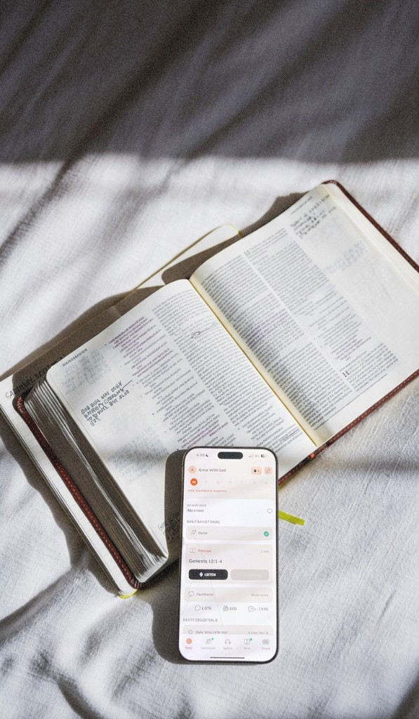 Bible near Glorify app